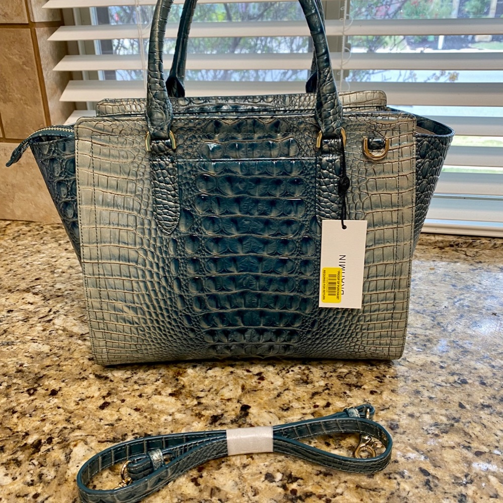 NWT Brahmin Aubree Petrol Ombre Melbourne - Picture 2 of 8
